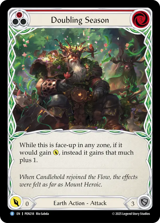 Doubling Season — Rainbow Foil