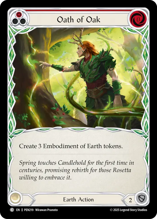 Oath of Oak — Rainbow Foil