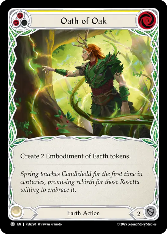 Oath of Oak — Rainbow Foil
