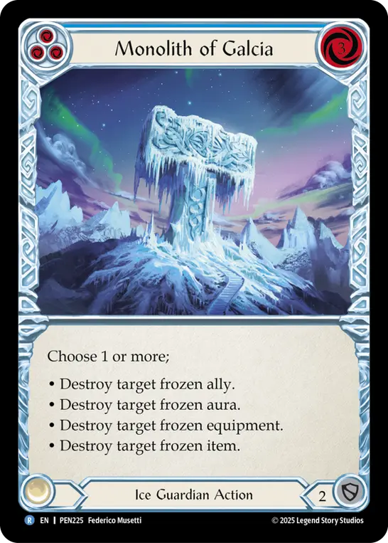 Monolith of Galcia — Rainbow Foil