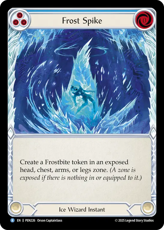 Frost Spike — Rainbow Foil