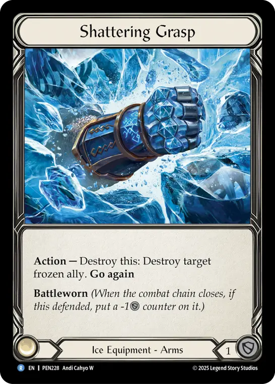 Shattering Grasp — Cold Foil