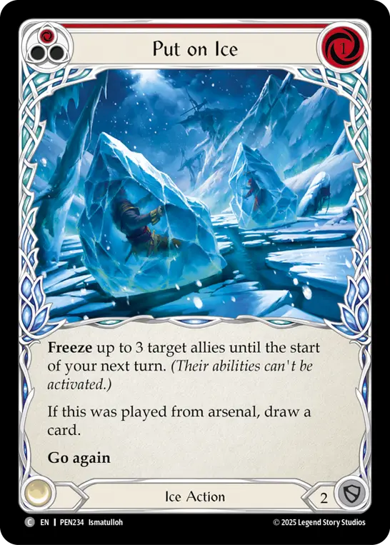 Put on Ice — Rainbow Foil