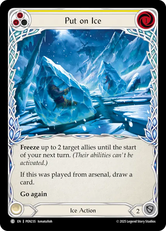 Put on Ice — Rainbow Foil