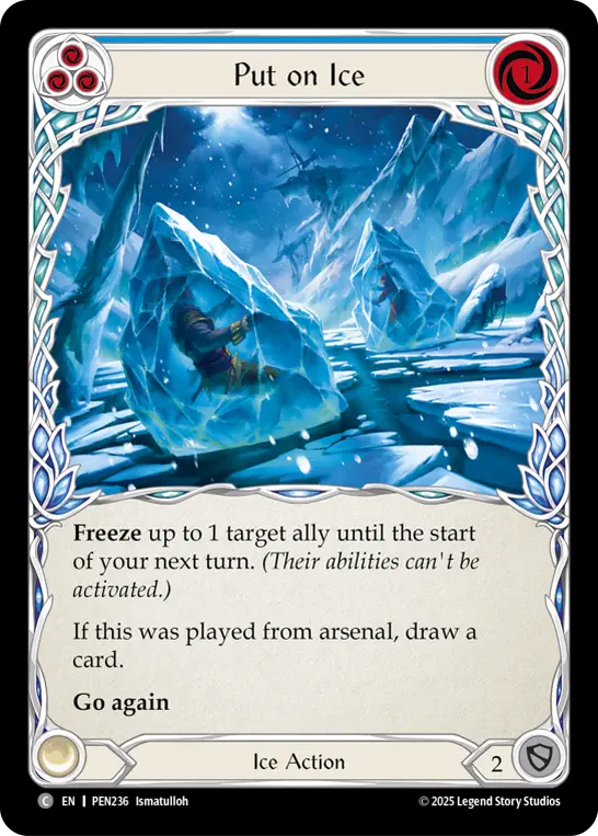 Put on Ice — Rainbow Foil