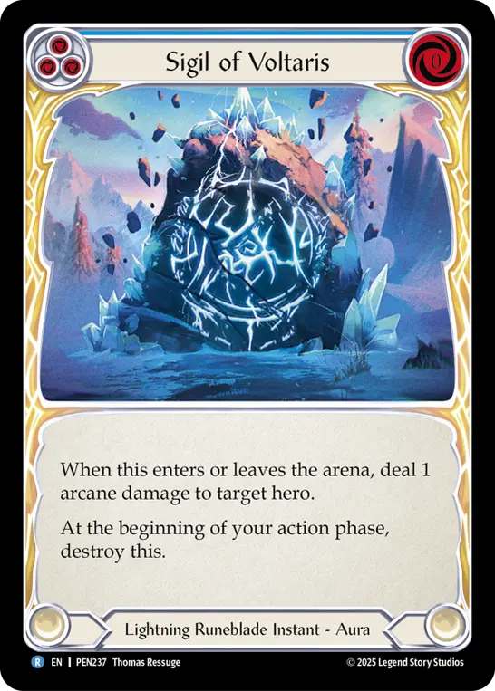 Sigil of Voltaris — Rainbow Foil