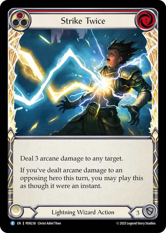 Strike Twice — Rainbow Foil