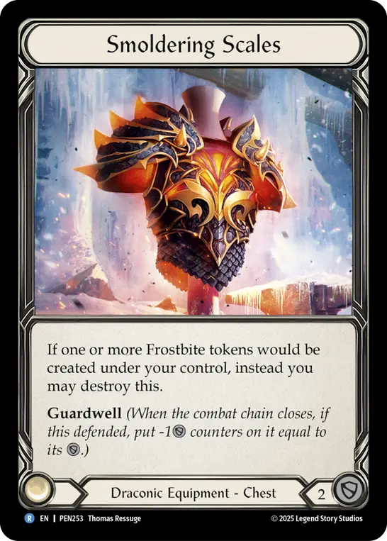 Smoldering Scales — Cold Foil