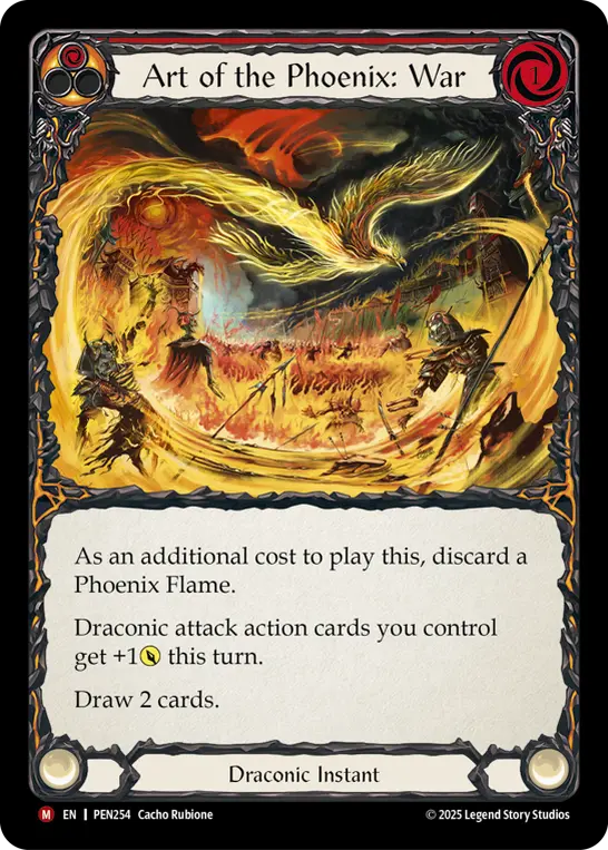 Art of the Phoenix: War — Rainbow Foil