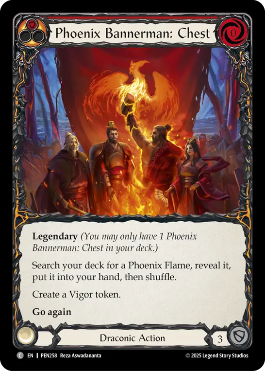 Phoenix Bannerman: Chest — Rainbow Foil