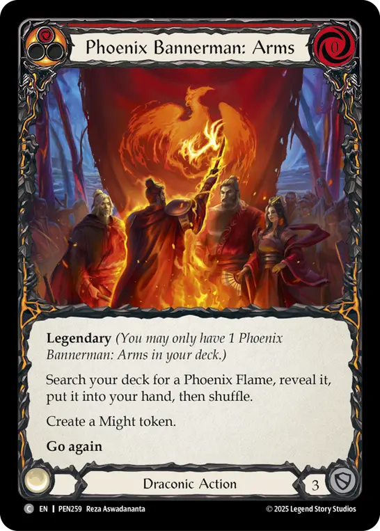 Phoenix Bannerman: Arms — Rainbow Foil