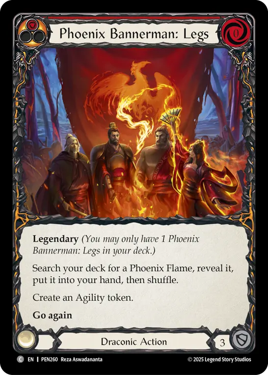 Phoenix Bannerman: Legs — Rainbow Foil