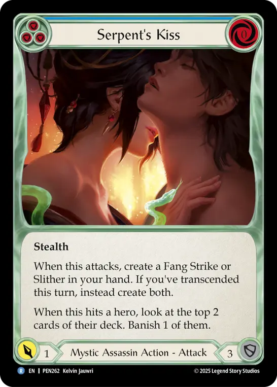 Serpent's Kiss — Rainbow Foil