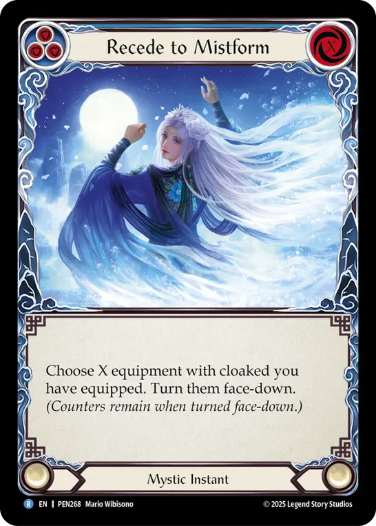 Recede to Mistform — Rainbow Foil