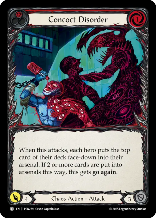 Card image of Concoct Disorder (Red)