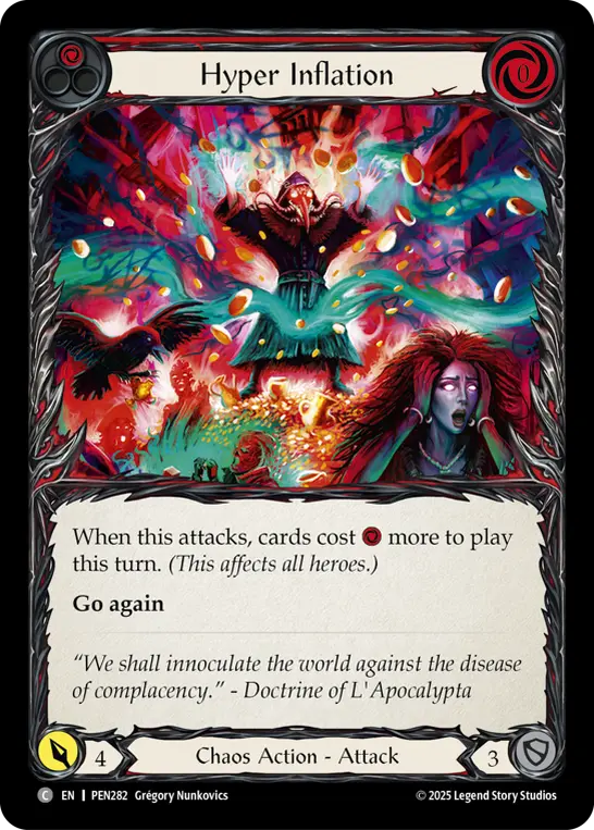 Card image of Hyper Inflation (Red)