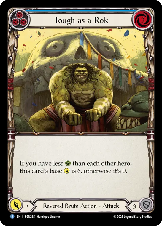 Card image of Tough as a Rok (Blue)