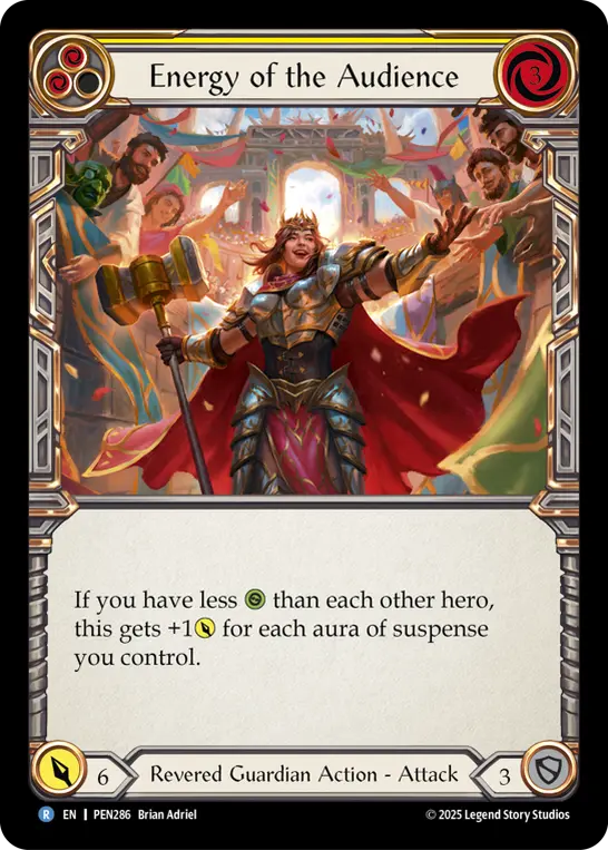 Energy of the Audience — Rainbow Foil