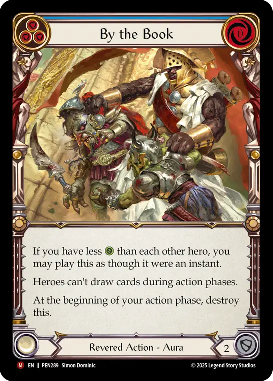 Card image of By the Book (Blue)