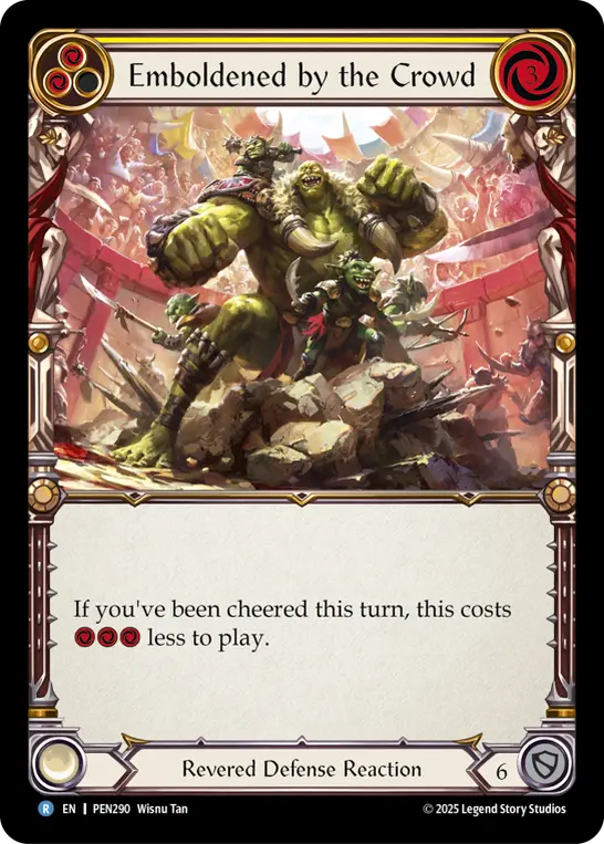 Emboldened by the Crowd — Rainbow Foil