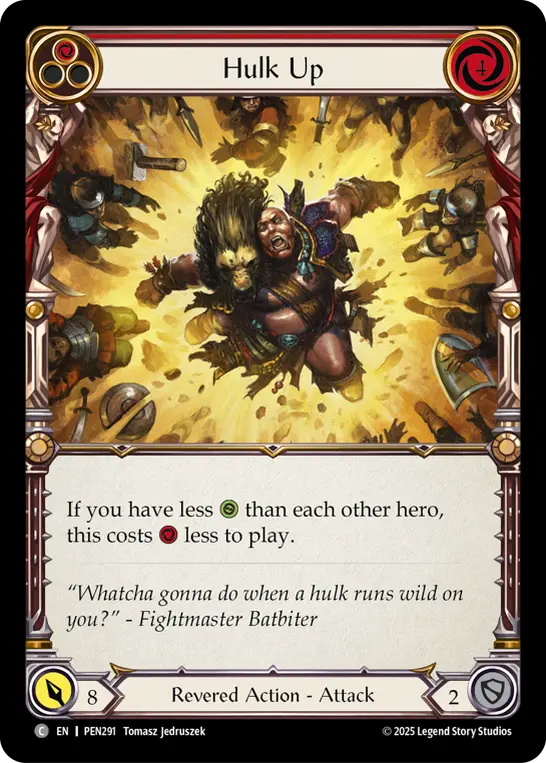 Hulk Up — Rainbow Foil
