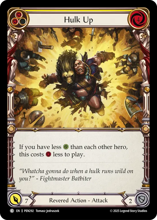 Hulk Up — Rainbow Foil