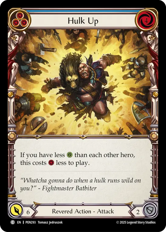 Hulk Up — Rainbow Foil