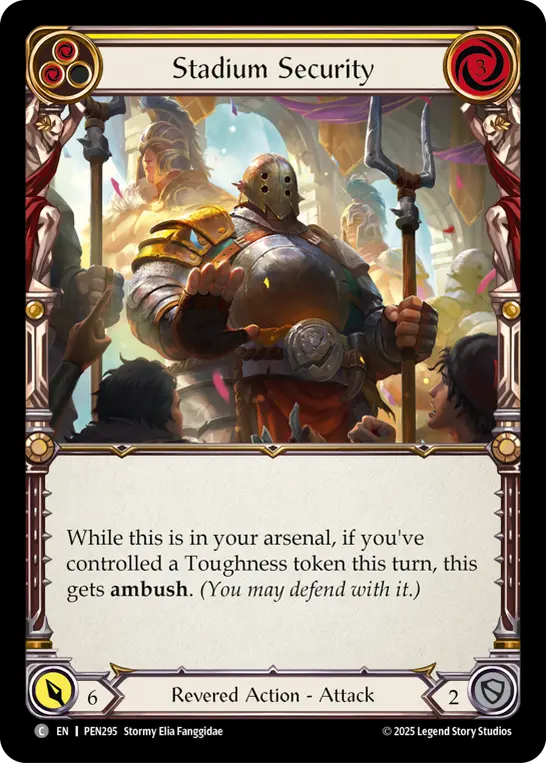 Card image of Stadium Security (Yellow)