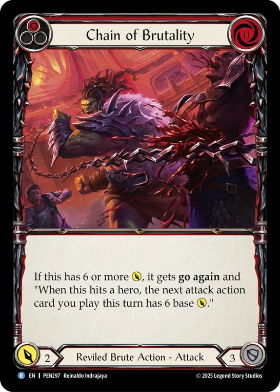 Chain of Brutality — Rainbow Foil