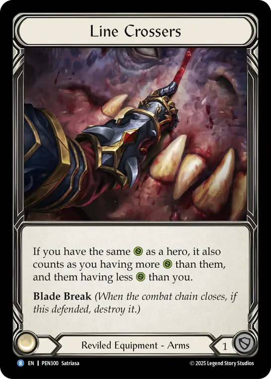 Line Crossers — Cold Foil