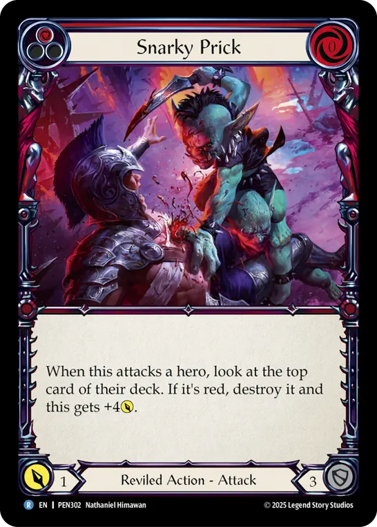 Snarky Prick — Rainbow Foil