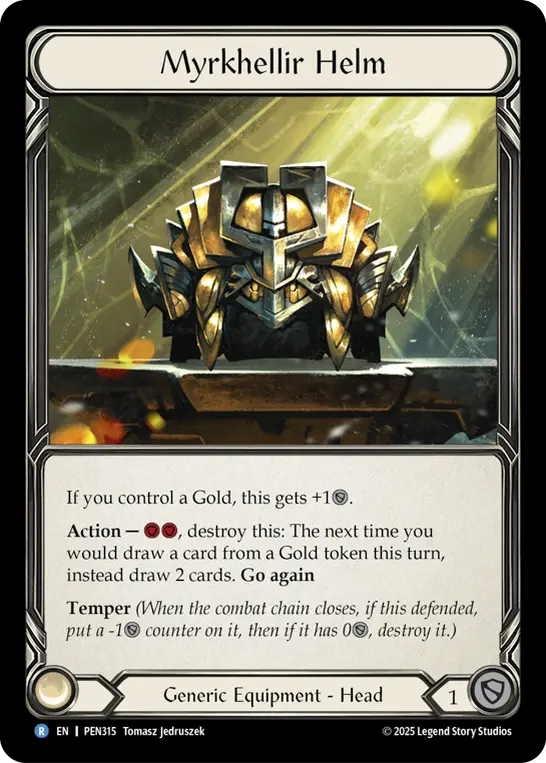 Myrkhellir Helm — Cold Foil