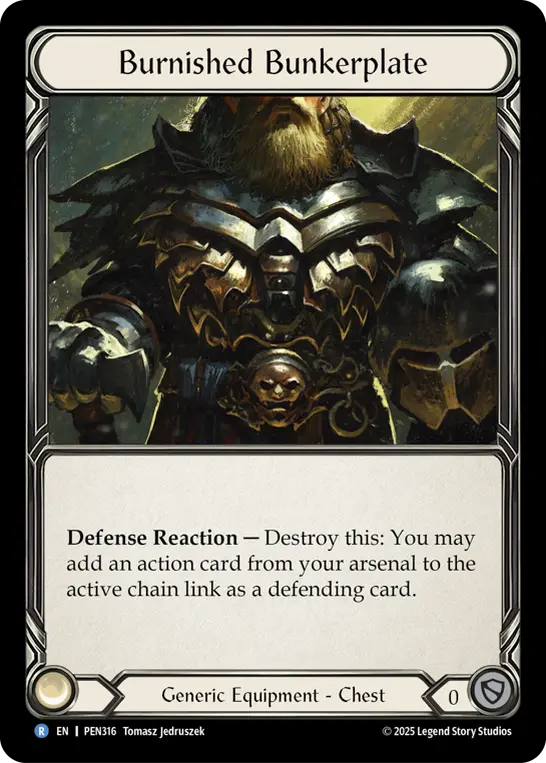 Burnished Bunkerplate — Cold Foil