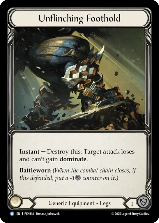Unflinching Foothold — Cold Foil