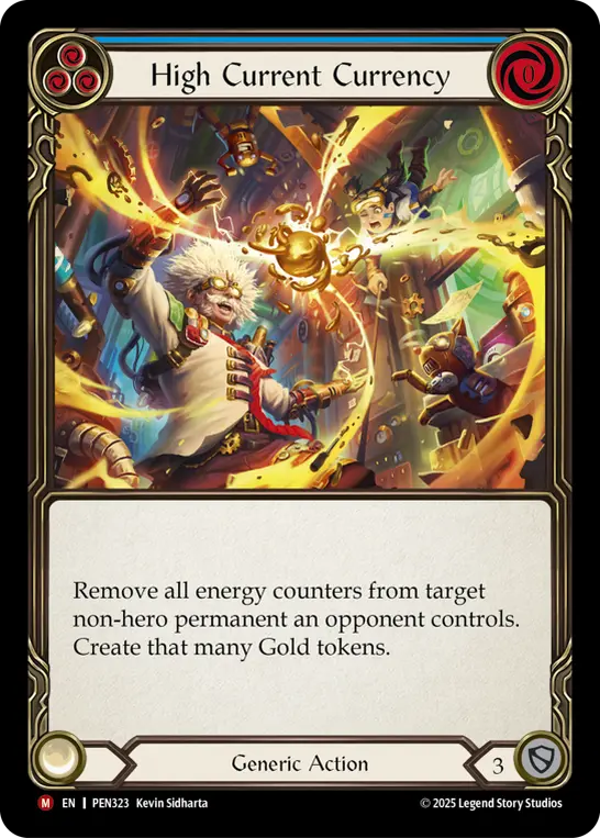 High Current Currency — Rainbow Foil