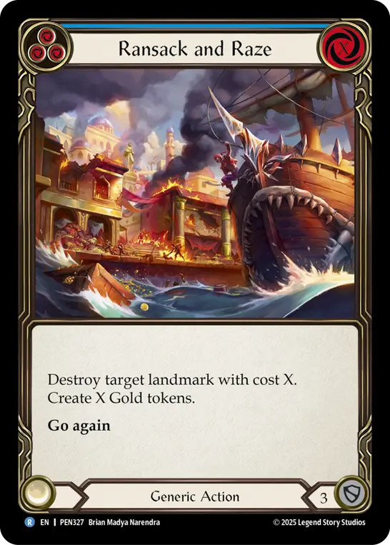 Ransack and Raze — Rainbow Foil