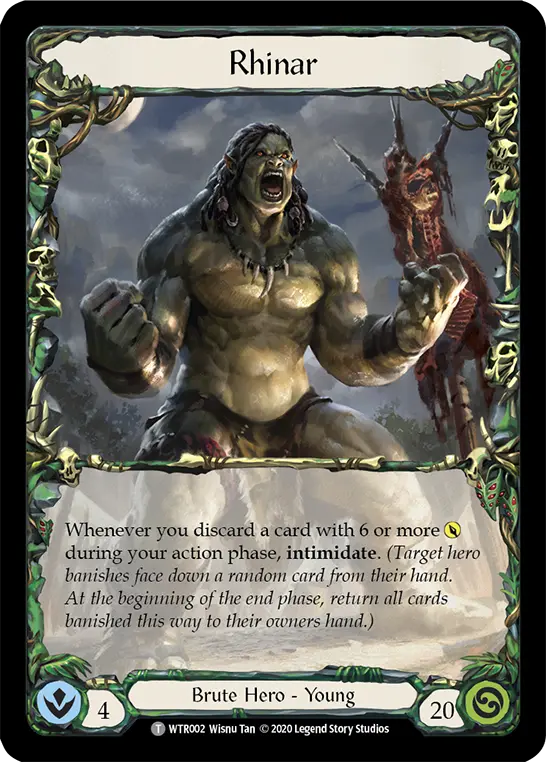 Rhinar — Welcome to Rathe - Unlimited Revised — Extended Art