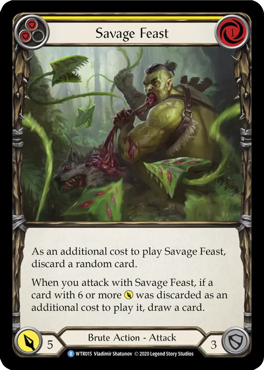 Savage Feast — Welcome to Rathe - Unlimited Revised — Rainbow Foil