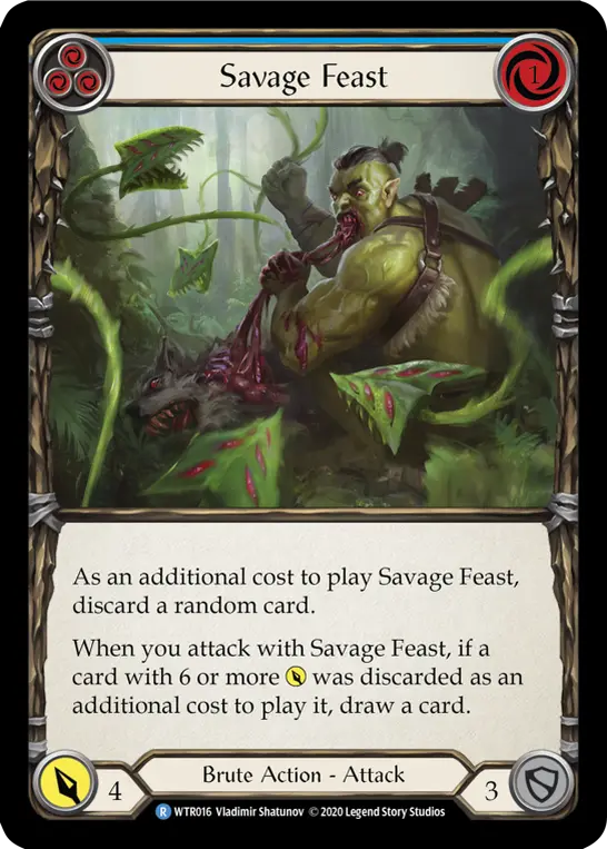 Savage Feast — Welcome to Rathe - Unlimited Revised — Rainbow Foil