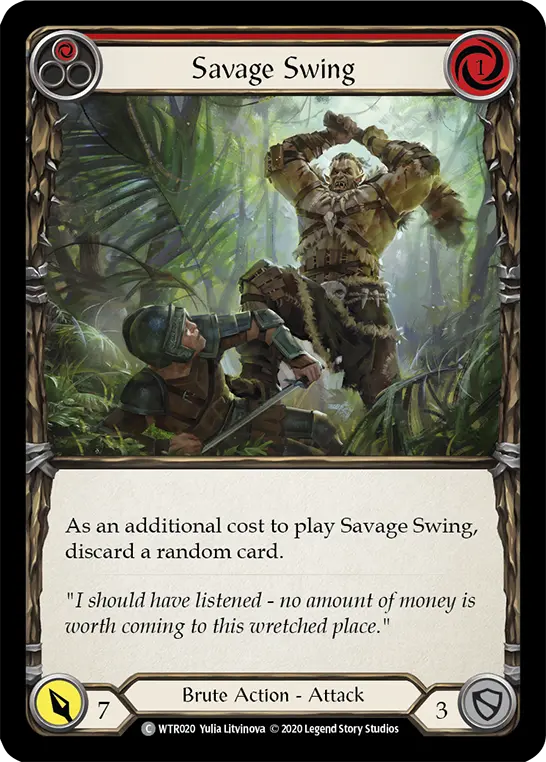 Savage Swing — Welcome to Rathe - Unlimited Revised — Rainbow Foil