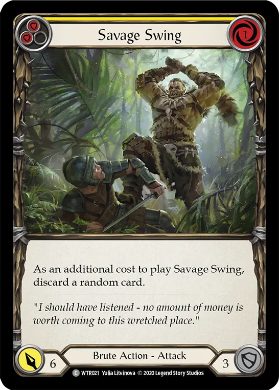 Savage Swing — Welcome to Rathe - Unlimited Revised — Rainbow Foil