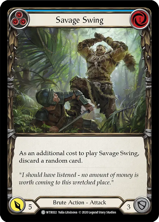 Savage Swing — Welcome to Rathe - Unlimited Revised — Rainbow Foil