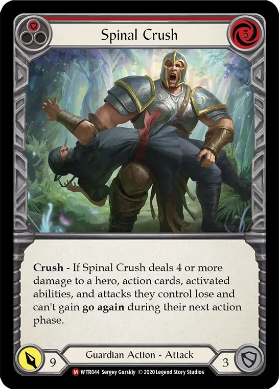 Spinal Crush — Welcome to Rathe - Unlimited Revised — Rainbow Foil