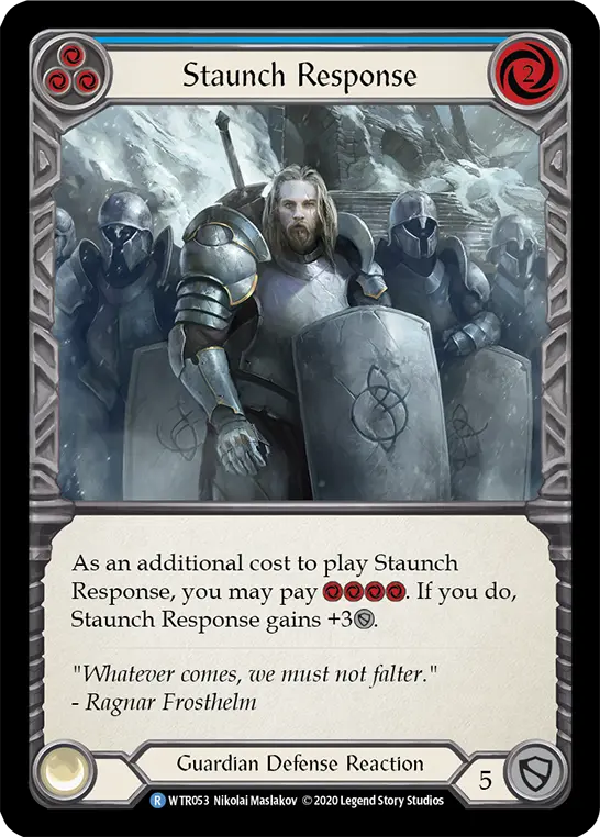 Staunch Response — Welcome to Rathe - Unlimited Revised — Rainbow Foil