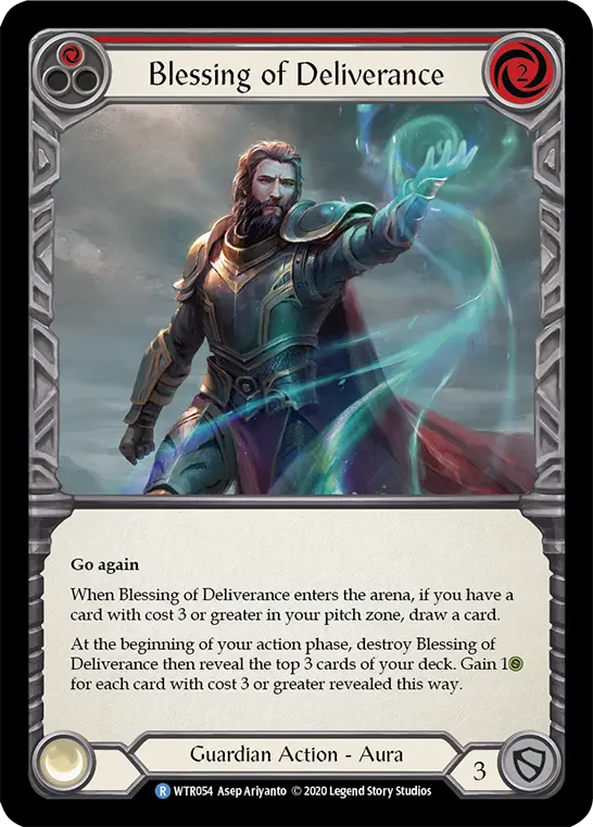 Blessing of Deliverance — Welcome to Rathe - Unlimited Revised — Rainbow Foil