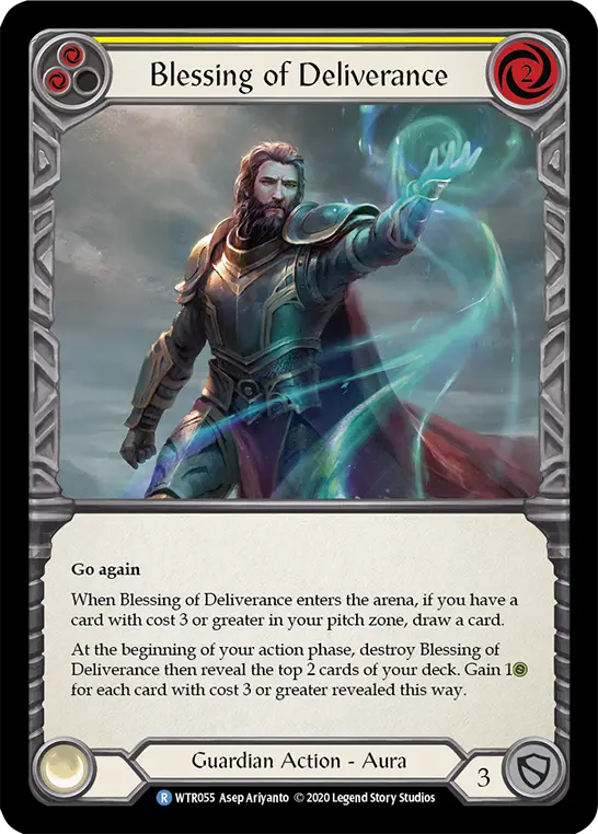 Blessing of Deliverance — Welcome to Rathe - Unlimited Revised — Rainbow Foil