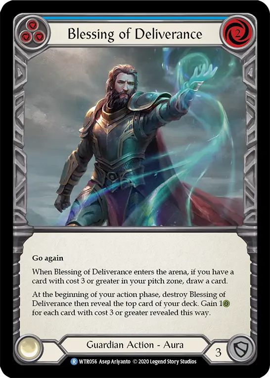 Blessing of Deliverance — Welcome to Rathe - Unlimited Revised — Rainbow Foil