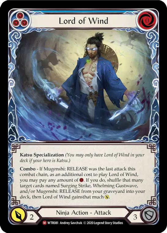 Lord of Wind — Welcome to Rathe - Unlimited Revised — Rainbow Foil