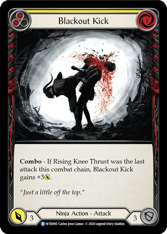 Blackout Kick — Welcome to Rathe - Unlimited Revised — Rainbow Foil