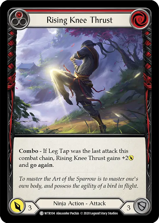 Rising Knee Thrust — Welcome to Rathe - Unlimited Revised — Rainbow Foil